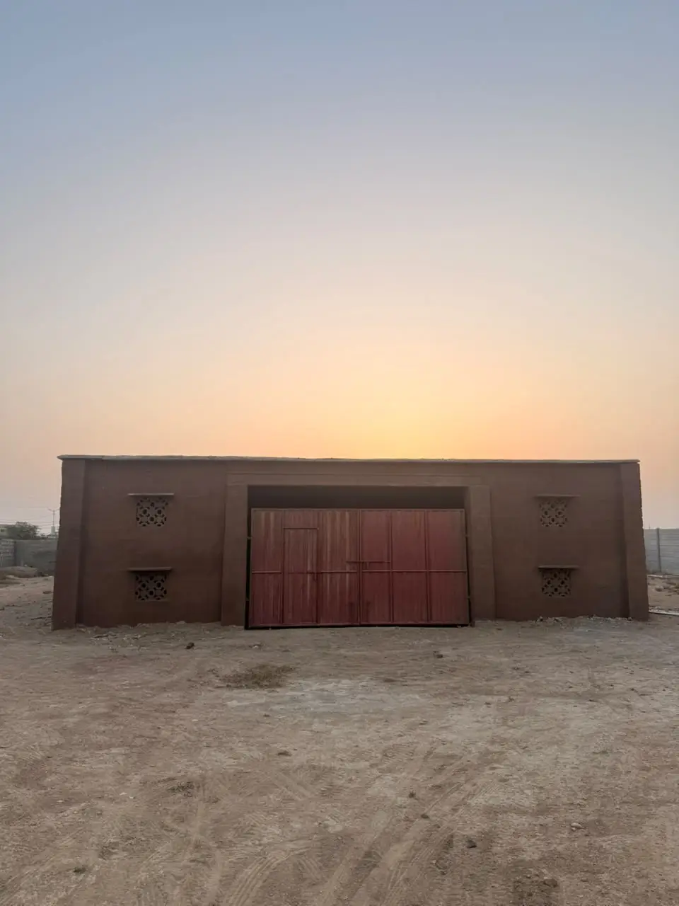 Form M license chemical storage godown in Pakistan with ventilated walls and steel gate